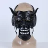 masques de cosplay japonais de samouraï, masques effrayants en latex, masques d'anime d'horreur, olympiques d'halloween, accessoires de carnaval