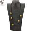 UKEBAY – colliers en bois couleur or pour femmes, ras du cou, Simple, fait à la main, bijoux gothiques de luxe, chaînes de pull assorties UKEBAY – colliers en bois couleur or pour femmes, ras du cou, Simple, fait à la main, bijoux gothiques de luxe, chaînes de pull assorties