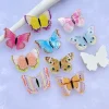 papillon mixte coloré kawaii, cabochons en résine à dos plat, bijoux à bricoler soi même, accessoires de décoration, d94, 10 pièces