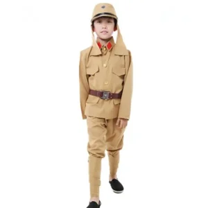 Costumes de Soldat Japonais Vintage pour Hommes et Enfants, Uniforme Traditionnel Japonais, Cosplay, Costume d&rsquo;Halloween Amusant