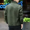 veste militaire décontractée pour hommes, combbomber, stand male, combstreetwear, chamarras para zones bre, mode de l'armée