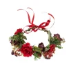 couronne de fleurs pour femmes et filles, bande de sauna pour cuir chevelu vert, pièce de sauna, festival bohème, couronne de cheveux de mariage, accessoires photo, vêtements de sauna