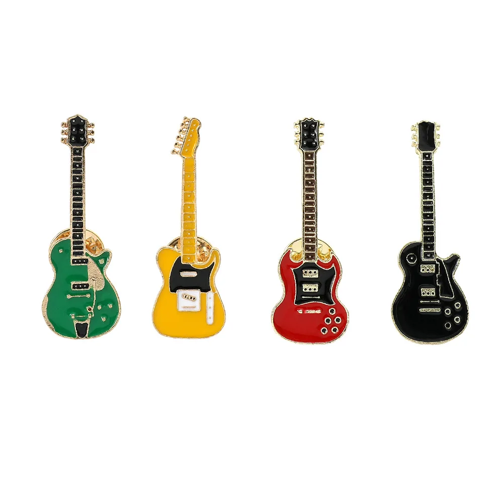 Mini broche de guitare électrique Vintage, Badge en métal à la mode, broche d’instrument de musique pour sac d’étudiant, accessoires de bijoux Kpop Mini broche de guitare électrique Vintage, Badge en métal à la mode, broche d’instrument de musique pour sac d’étudiant, accessoires de bijoux Kpop