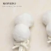 accessoires pour cheveux à pampilles de style dessin animé, couvre chef en boule, pince latérale, pinces à cheveux polyvalentes bicolaires pour hommes, femmes, enfants et bébés