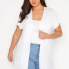 cardigan kimono d'été à manches courtes pour femmes, grande taille, long, ample, ouvert sur le devant, grande taille, élégant, plage, week end, 6xl 7xl 8xl