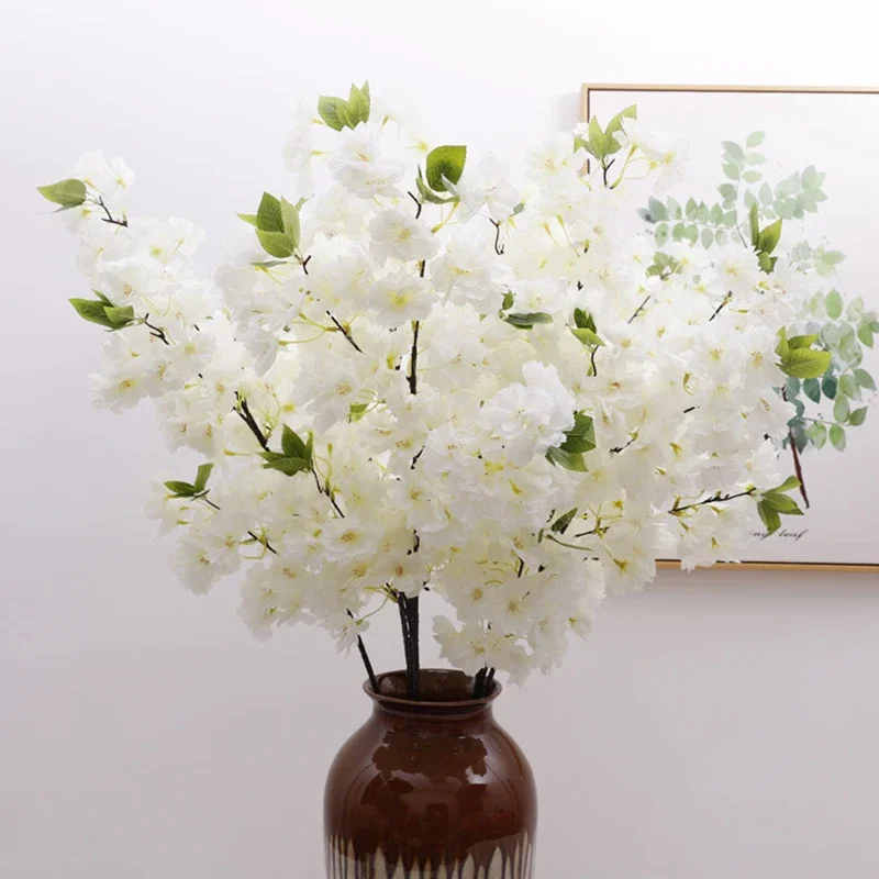 fleur de cerisier artificielle en soie, branche de fleur de cerisier, décoration d'arc de mariage, activité d'hôtel, salon, décoration de la maison fleur de cerisier artificielle en soie, branche de fleur de cerisier, décoration d'arc de mariage, activité d'hôtel, salon, décoration de la maison
