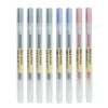 6/8 pièces/ensemble mujis stylo gel noir/rouge/bleu 0.38/0.5mm encre japon couleur stylo bureau école stylo à bille japonais kawaii papeterie