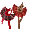 1pc ins bandeau de cheveux tricoté à rayures colorées à la mode avec nœud en ruban – nouvel accessoire de cheveux élégant