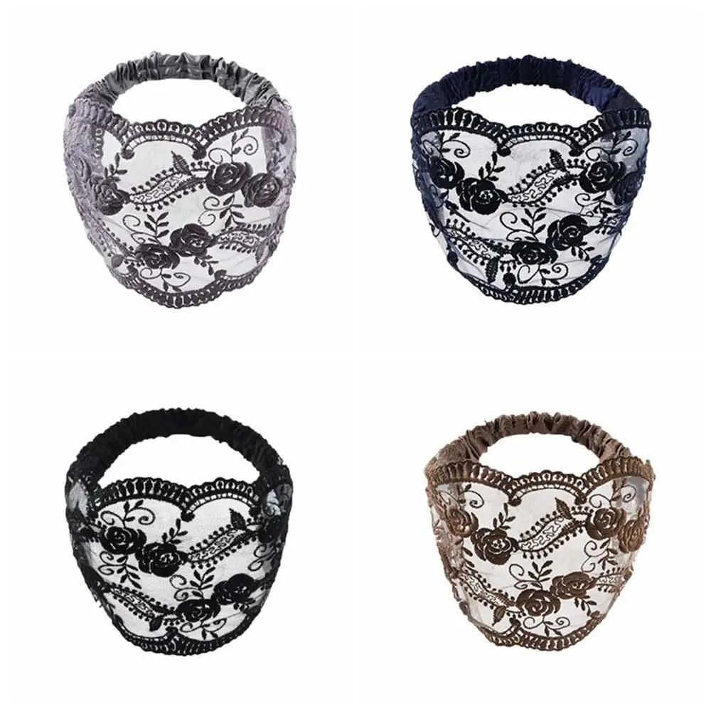 bandeau de sauna en dentelle transparente, cerceau à cheveux en maille légère, bandeaux creux, coiffure de style coréen, tête large sur le côté, rond, mère bandeau de sauna en dentelle transparente, cerceau à cheveux en maille légère, bandeaux creux, coiffure de style coréen, tête large sur le côté, rond, mère