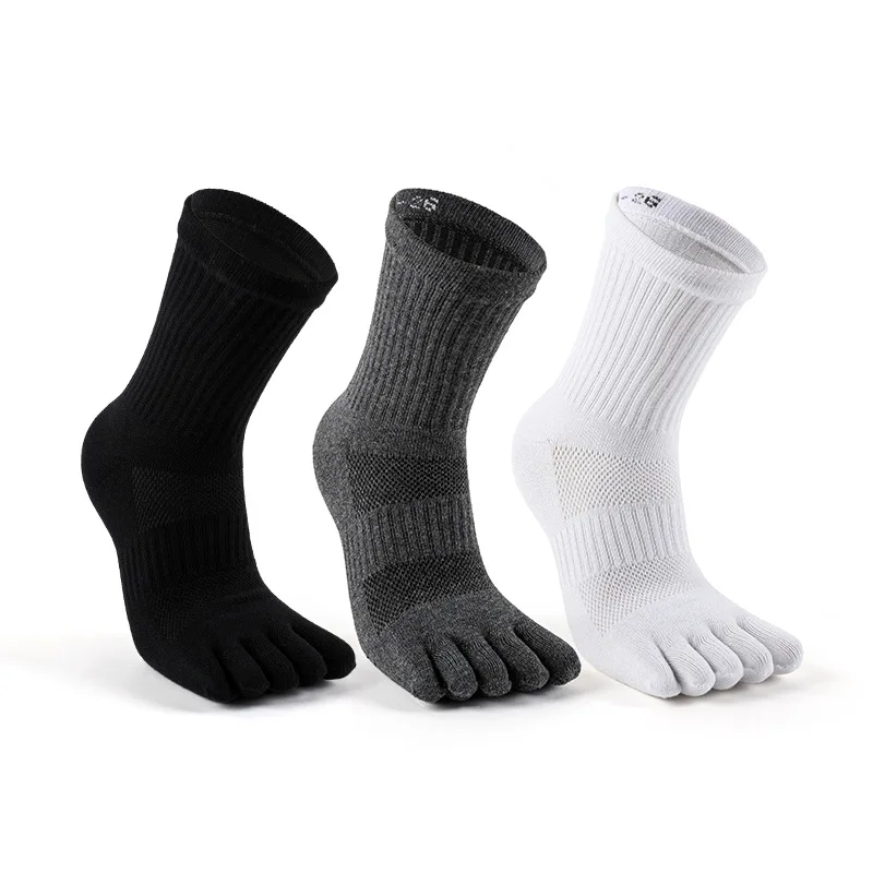 chaussettes à cinq doigts pour hommes, bout fendu, pur coton, respirantes, absorbant la sueur, déodorantes, toutes saisons, chaussettes courtes et longues pour le sport chaussettes à cinq doigts pour hommes, bout fendu, pur coton, respirantes, absorbant la sueur, déodorantes, toutes saisons, chaussettes courtes et longues pour le sport