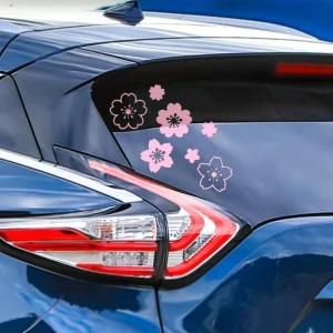 Autocollant de fleurs de Sakura pour voiture, décalcomanies en vinyle, autocollant pour ordinateur portable, décoration de fenêtre de pare-brise, accessoires externes, aucune fleur Autocollant de fleurs de Sakura pour voiture, décalcomanies en vinyle, autocollant pour ordinateur portable, décoration de fenêtre de pare-brise, accessoires externes, aucune fleur
