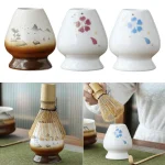 Filles à thé Matcha japonais, support de fouet, cérémonie du thé Matcha, accessoires de service Filles à thé Matcha japonais, support de fouet, cérémonie du thé Matcha, accessoires de service