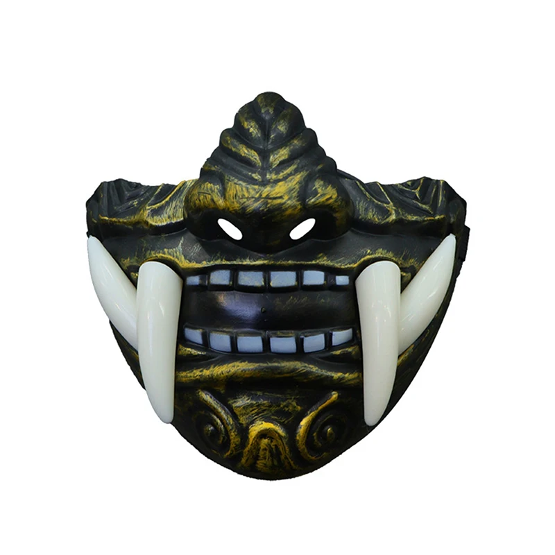 offre spéciale japonais samouraï oni démon masque halloween démon samouraï cosplay horreur prajna tueur masques accessoires de déguisement de fête offre spéciale japonais samouraï oni démon masque halloween démon samouraï cosplay horreur prajna tueur masques accessoires de déguisement de fête