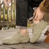 chaussures de sport décontractées pour hommes, mocassins de tennis, design de marque, chaussures vulcanisées de luxe, baskets vertes pour course et marche, nouveau modèle 2025