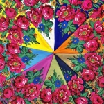 50LE Styles russes Big Flower Headscarf Bright Color Bandana Scarf pour femmes Rural Looks Headwrap for Music Festival 50LE Styles russes Big Flower Headscarf Bright Color Bandana Scarf pour femmes Rural Looks Headwrap for Music Festival