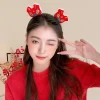 bandeau rouge pour bonne année, danse du lion, poupée dragon de style chinois, mascotte du nouvel an, couvre chef pour enfant, 2024