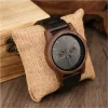 dodo deer montre en bois simple pour hommes, à la mode et pratique, peut être personnalisée pour les cadeaux quotidiens, livraison directe