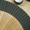 Éventail pliant en bambou en soie de style chinois pour femmes, éventails noirs d'été, décoration de danse pour la maison, cadeau de fête, ornement de maison