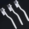 brosse d'évier de style japonais, brosse de nettoyage de tasse avec poignée longue, conception de coude, trou de queue, accessoires de nettoyage de crevasses muraux suspendus