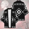 anime japonais haori japonais anime mikey kimono cape draken cosplay costume impression 3d cardigans ample haori cape haut