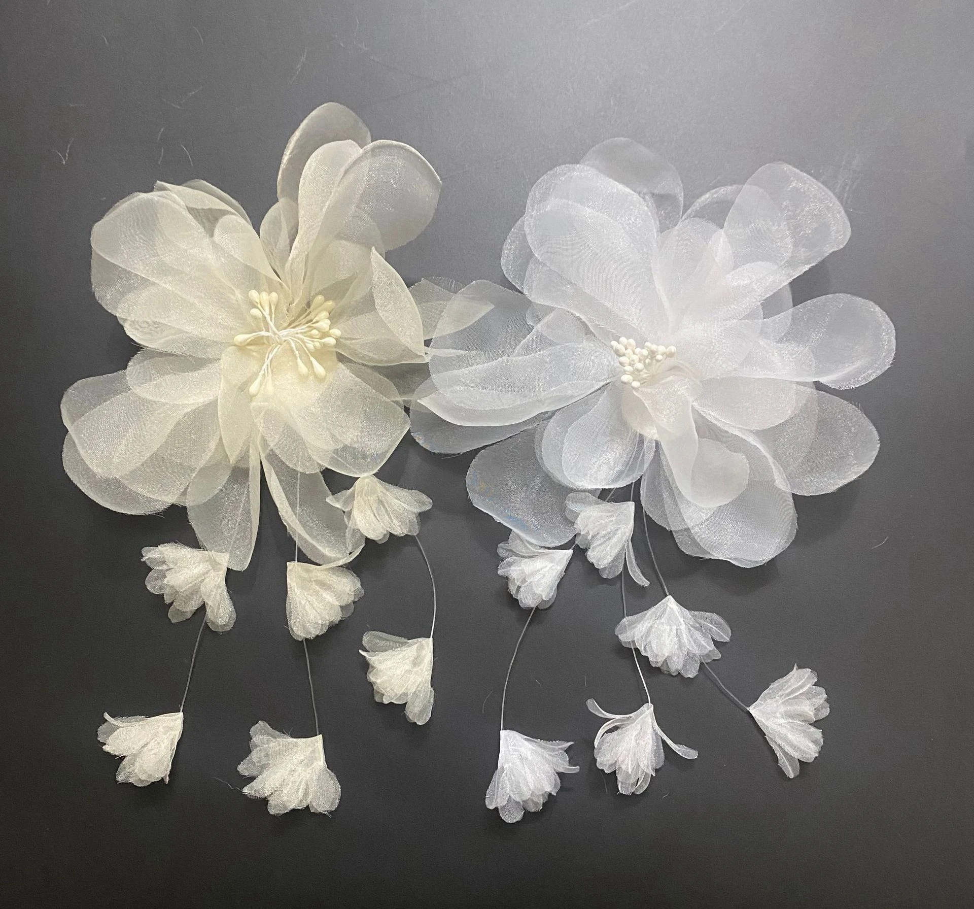 organza dentelle bricolage moustaches fleur à la main fleur mode enfants robe de mariée vêtements accessoires fleurs décoratives organza dentelle bricolage moustaches fleur à la main fleur mode enfants robe de mariée vêtements accessoires fleurs décoratives