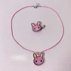 collier ras du cou original fait à la main, accessoires, bijoux mp de dessin animé japonais + épingle à cheveux, accessoires y2k, nouvelle collection 2025