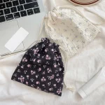 Sacs de proximité de dessin animé d&rsquo;ours mignon pour femmes, sac à cosmétiques de poche d’emballage, sac de maquillage, grande capacité, porte-monnaie, poudres de monnaie