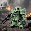 2026 modèle d'assemblage mignon chaud jouet zaku ii production de masse een version q version costume mobile robot modèle kit pour âges jouets cadeau