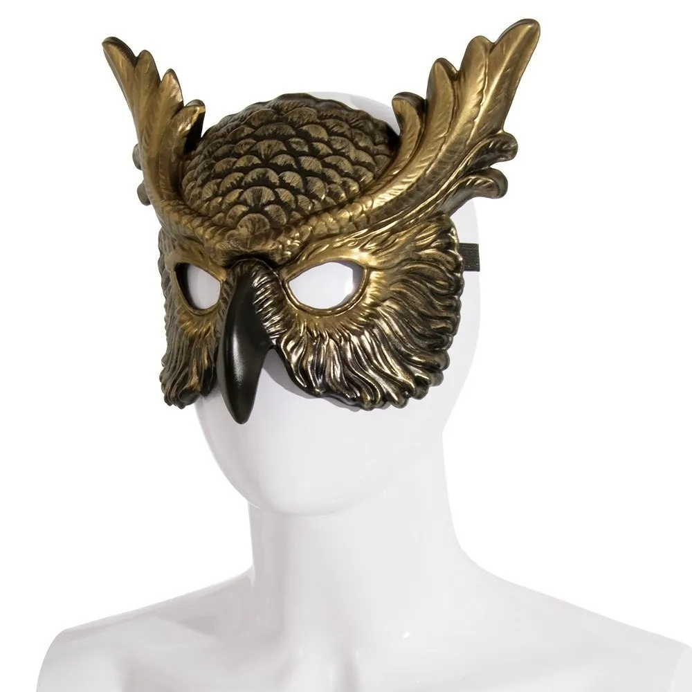 costume d'animal design réaliste masque de hibou matériau pp style effrayant masque complet masque d'oiseau masque de bal masque de tête d'animal mardi gras costume d'animal design réaliste masque de hibou matériau pp style effrayant masque complet masque d'oiseau masque de bal masque de tête d'animal mardi gras