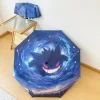 pikachu gengar parapluie pliable protection uv anime dessin animé parasols portables coupe vent grand manuel parapluies automatiques