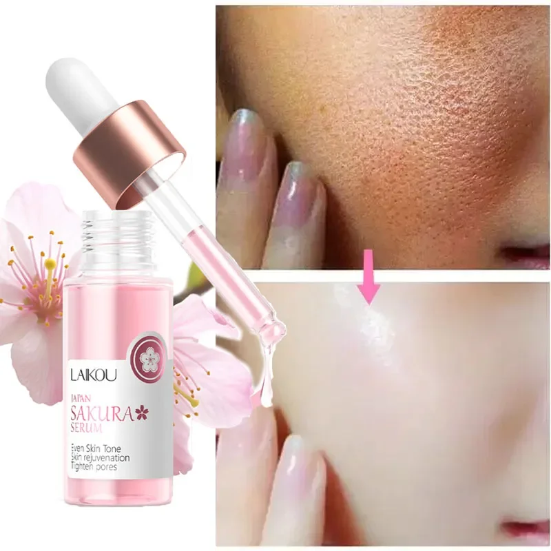 Sakura – sérum blanchissant pour le visage, Anti-âge, estompe les ridules, resserre les Pores, améliore le Pigment de mélanine, hydratant terne, éclaircissant, soins pour la peau Sakura – sérum blanchissant pour le visage, Anti-âge, estompe les ridules, resserre les Pores, améliore le Pigment de mélanine, hydratant terne, éclaircissant, soins pour la peau