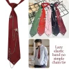 mode pré attaché jk cravate punk jk preppy noeud papillon réglable vintage étoile chaîne cravate pour hommes femmes