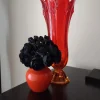 mini ranunculus noir, fleur artificielle en soie, remplissage de fleurs de mariage en vrac, arrangements de centres de table, décorations de réception nuptiale