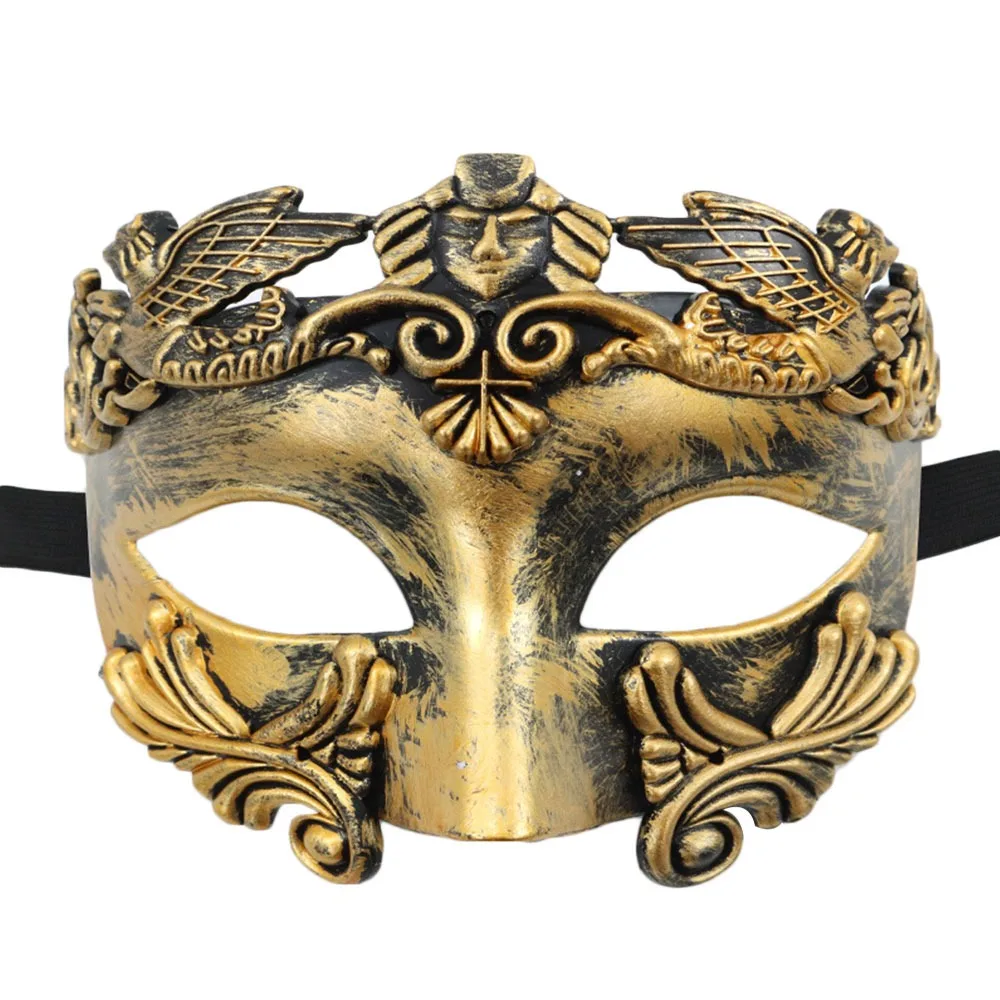 Masque d’halloween Cosplay à la mode, demi-masque grec romain antique, Costume de Festival vénitien, masque de mascarade pour fête d’halloween Masque d’halloween Cosplay à la mode, demi-masque grec romain antique, Costume de Festival vénitien, masque de mascarade pour fête d’halloween