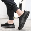 hommes pantoufles nouvel été respirant maison pantoufles d'intérieur hommes fond épais diapositives mode chaussures de marche hommes chanclas de hombre