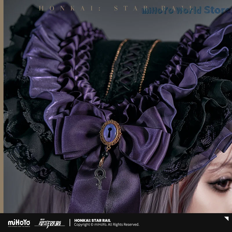 chapeau herta officiel mihoyo original merch honkai star rail herta thème impression série chapeau costume femme casquette lolita cosplay chapeau herta officiel mihoyo original merch honkai star rail herta thème impression série chapeau costume femme casquette lolita cosplay