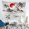 tapisserie alberoise asiatique sans fleurs, tapisserie japonaise, tapisseries de paysage naturel pour chambre à coucher, salon, décoration de maison
