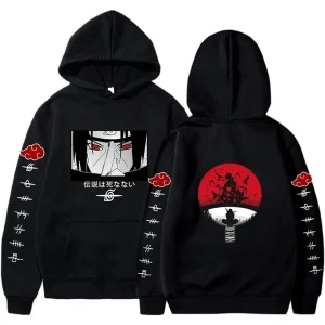 Sweat à capuche Anime pour hommes et femmes, Uchiha Itachi, vêtements décontractés Akatsuki, manteau supérieur pour enfants, cadeaux chauds, automne et hiver