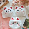 sous vêtements en peluche pour fille mignonne japonaise, soutien gorge japonais sans armatures, chaud, automne et hiver