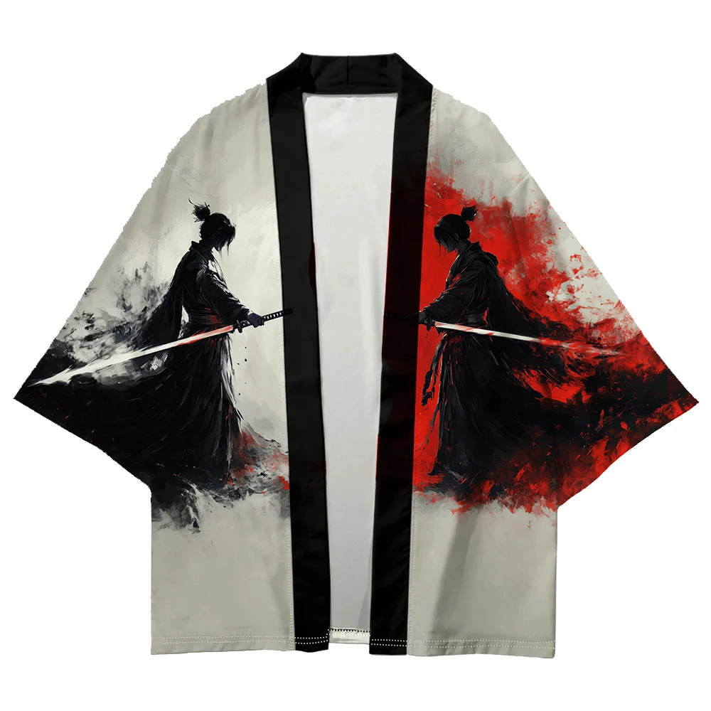 Kimono Traditionnel Japonais à Motif de Chapelle Tai pour Homme, Imprimé Samouraï, Confortable, Classique, Haori, Haute Qualité, Unisexe Kimono Traditionnel Japonais à Motif de Chapelle Tai pour Homme, Imprimé Samouraï, Confortable, Classique, Haori, Haute Qualité, Unisexe