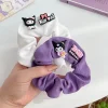 4 pièces/ensemble kawaii bandes de cheveux pour les filles mignon dessin animé bandeaux élastiques porte queue de cheval accessoires de cheveux coffret cadeau