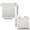 pochette à couches en toile, pochette portable avec nœud imprimé, sac de rangement à cordon de serrage, sac suspendu à cordon de serrage moyen et grand, shopping