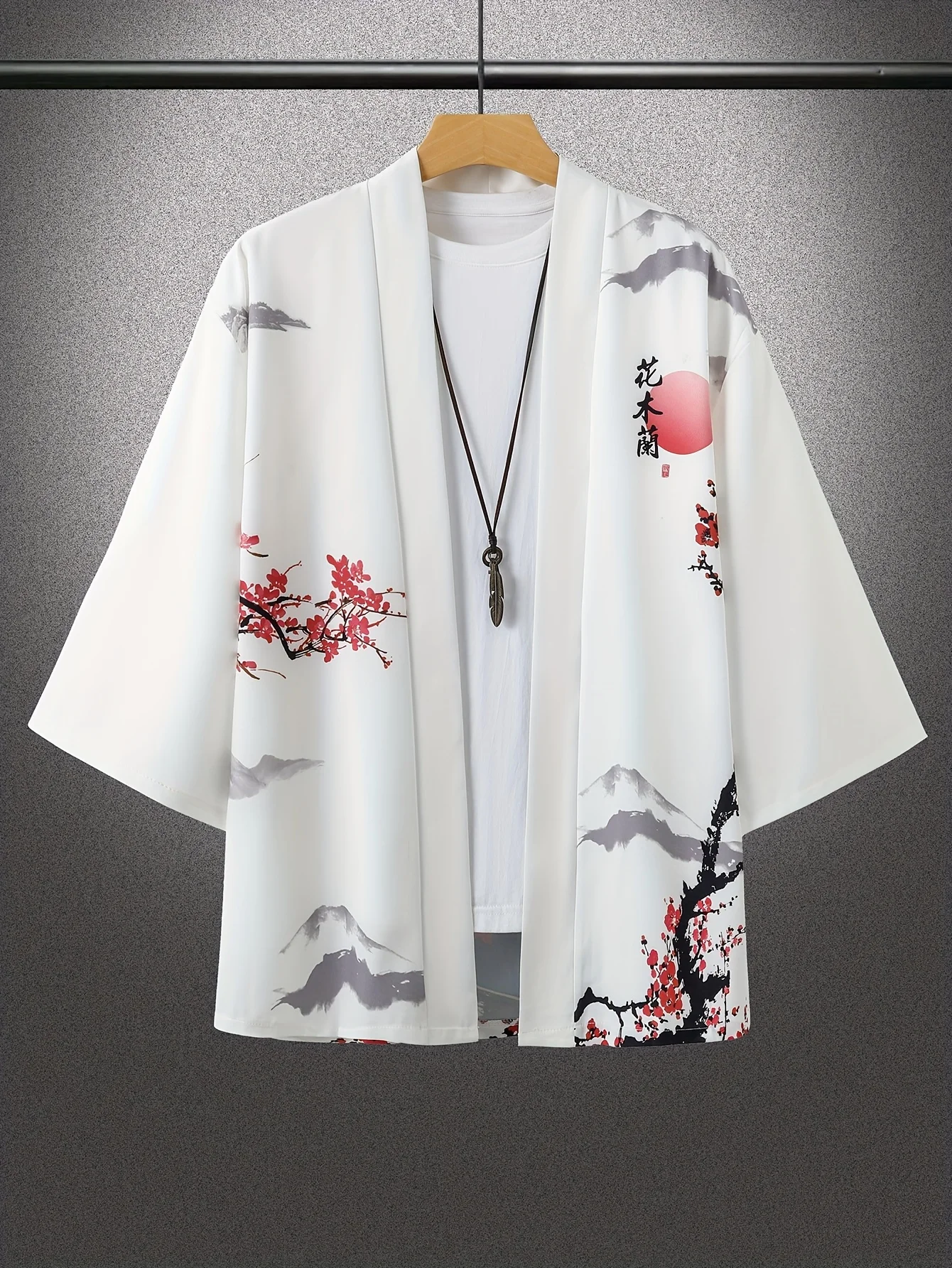 kimono unisexe avec personnage de samouraï, hauts à la mode, cardigan décontracté, tenue yukata, streetwear japonais, vêtements traditionnels kimono unisexe avec personnage de samouraï, hauts à la mode, cardigan décontracté, tenue yukata, streetwear japonais, vêtements traditionnels