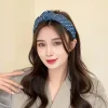 denim tissu cowboy bandeau style coréen coiffure cowboy cheveux cerceau cheveux accessoires chapeaux cowboy bandes de cheveux femmes