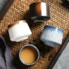 tasse à café en céramique de style japonais, verres à vin, tasses à eau, cadeau, vente en gros, tasses à thé simples en porcelaine de 200ml