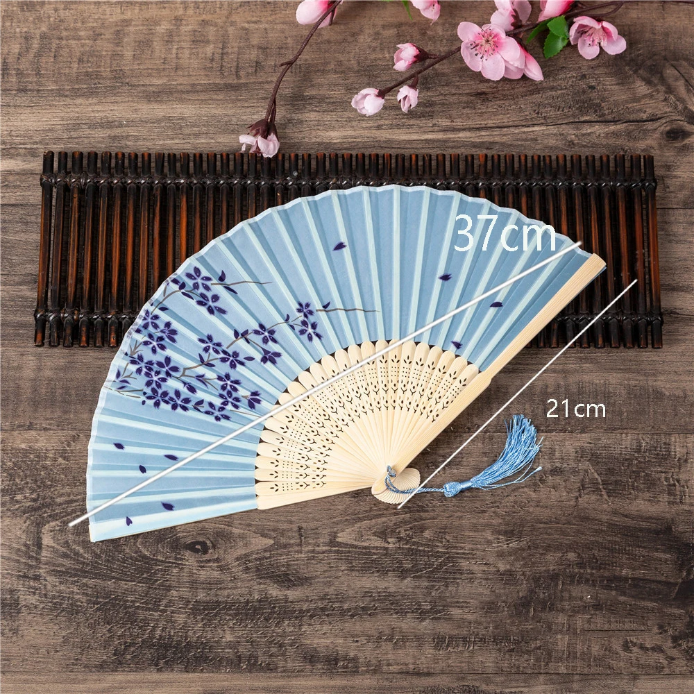 Éventail pliant à main pour mariage, artisanat d'art traditionnel chinois japonais coréen, cadeau en bambou, accessoires de danse pour salle, décorations pour la maison Éventail pliant à main pour mariage, artisanat d'art traditionnel chinois japonais coréen, cadeau en bambou, accessoires de danse pour salle, décorations pour la maison