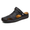 sandales d'été pour hommes, style étudiant, bout ouvert, décontractées, polyvalentes, post magique, ultra légères et douces, chaussures de plage antidérapantes à la mode