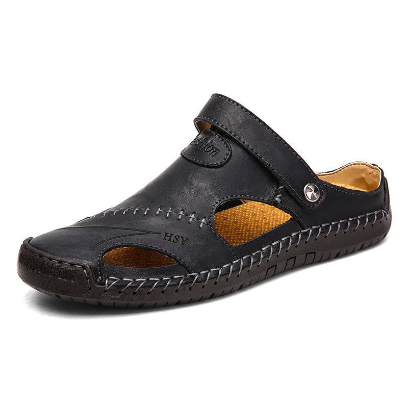 sandales d'été pour hommes, style étudiant, bout ouvert, décontractées, polyvalentes, post magique, ultra légères et douces, chaussures de plage antidérapantes à la mode sandales d'été pour hommes, style étudiant, bout ouvert, décontractées, polyvalentes, post magique, ultra légères et douces, chaussures de plage antidérapantes à la mode