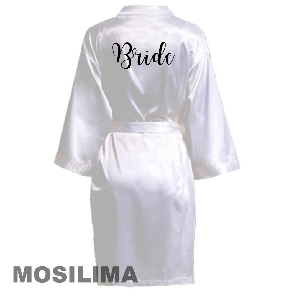peignoir de demoiselle d'honneur en satin, kimono de ixde mariage, pour Équipe de la mariée, éventuelles 601 peignoir de demoiselle d'honneur en satin, kimono de ixde mariage, pour Équipe de la mariée, éventuelles 601