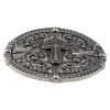 décoration de boucle de ceinture en allay croisé à motifs